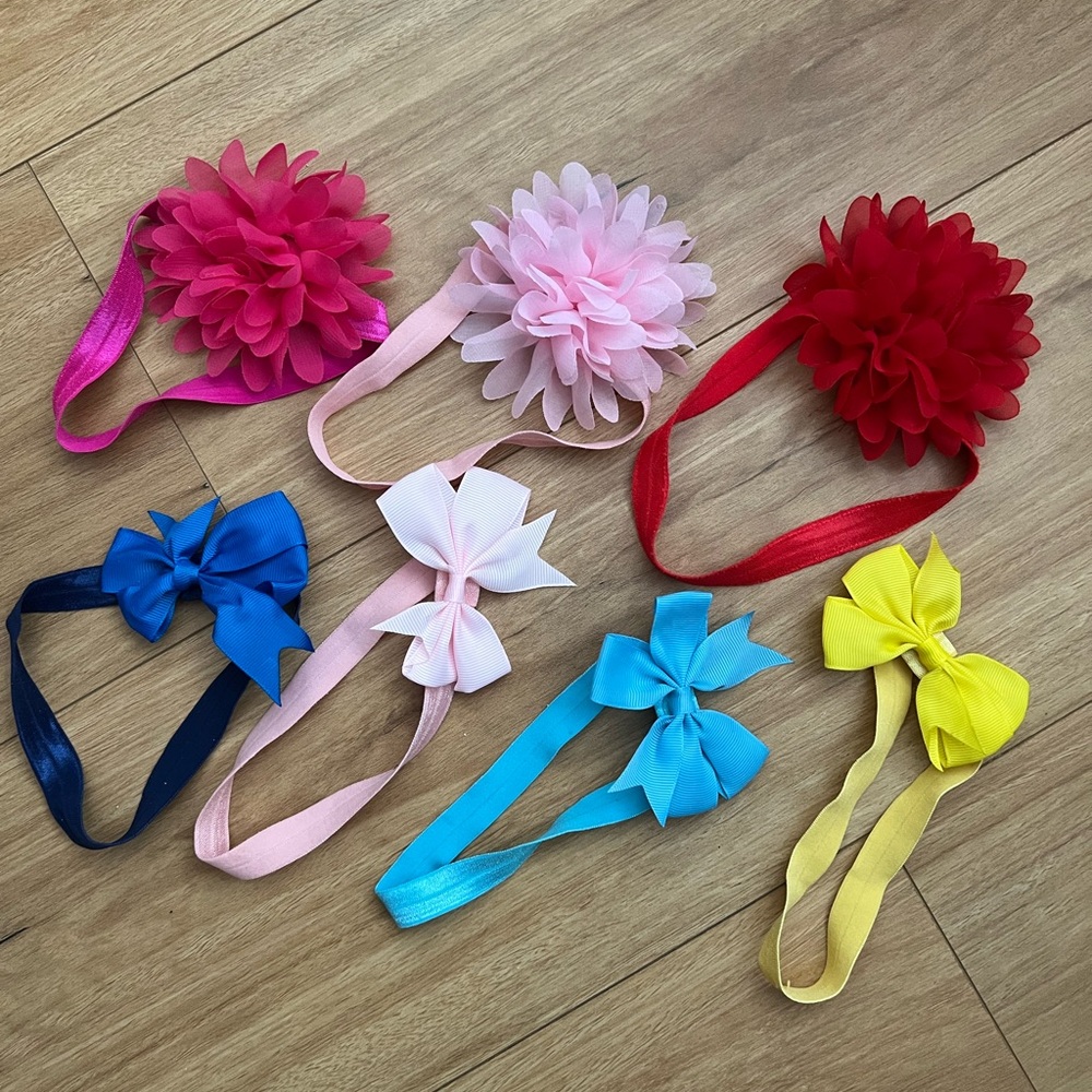 Colorful Baby Headbands Set